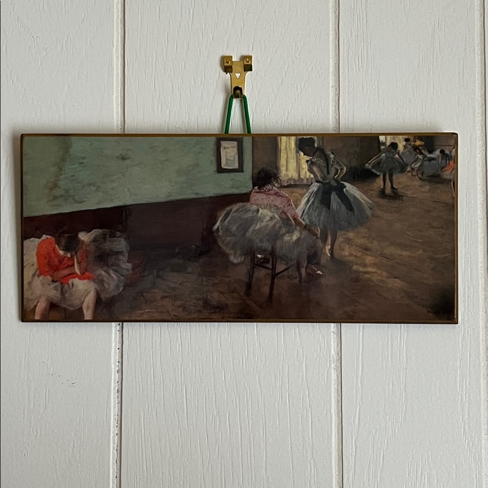 Edgar Degas “The Dance Lesson” National Gallery of Art DC , 5" x 12"